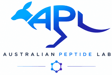 Australian Peptide Lab kangaroo logo