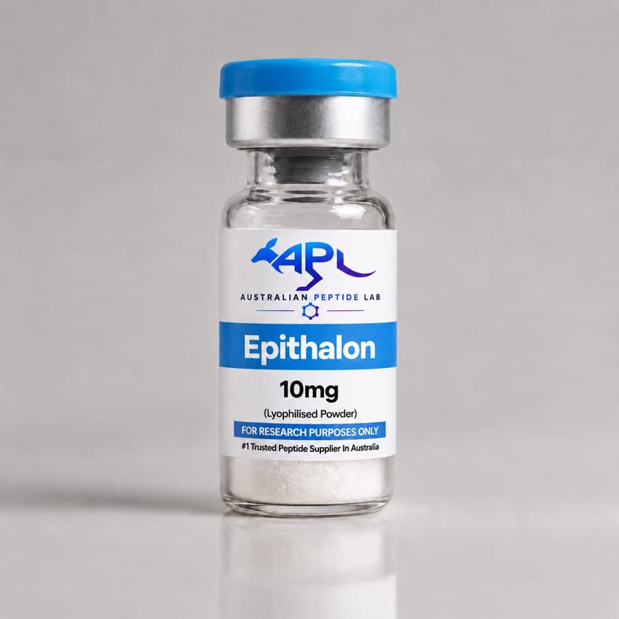 Epithalon lyophilised research peptide vial — Australian Peptide Lab