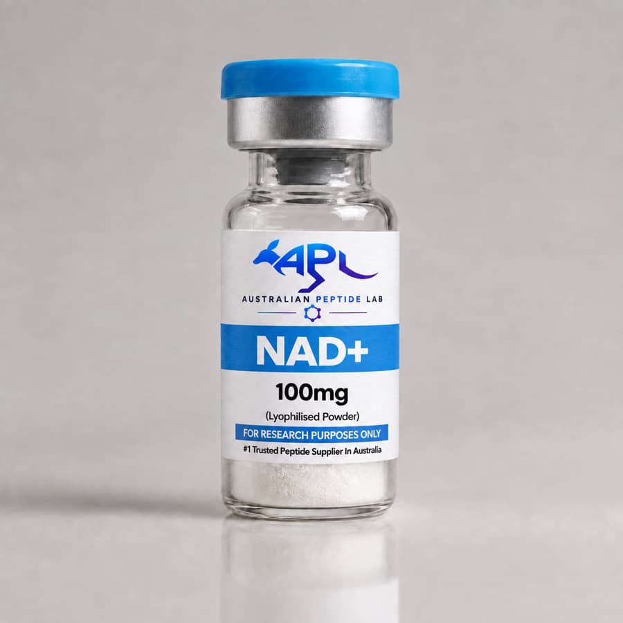 NAD+ lyophilised research peptide vial — Australian Peptide Lab